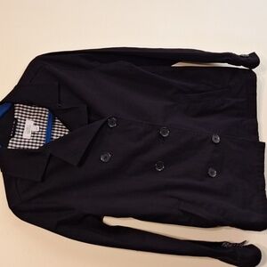 H&M Classic Black Peacoat